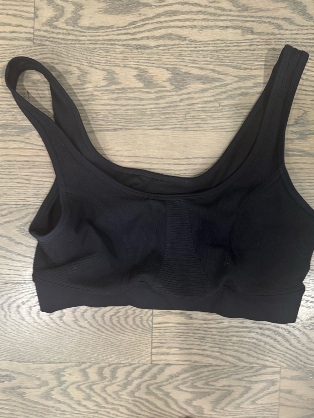 JoyLab Black Ribbed Sports Bra